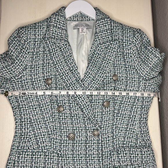 Rachel Zoe Tweed Blazer Size Medium - Picture 12 of 14